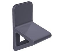Pedal de la ducha Poglipiedi - Soporte triangular sinlips, paso ergonómico para afeitarse, pies elevados | Taiting de neumáticos perfecto, segura en la ducha, accesorio de baño práctico