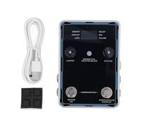 Pedal de la guitarra de la guitarra Pedal Pedal Professional de 160 minutos Pedal de efectos de guitarra eléctrica con 100 ritmos de batería 10 metronómicos para producción
