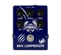 pedal de modulación de guitarra Pedal De Efectos De Compresor De Graves Con Punto De Presión True Bypass