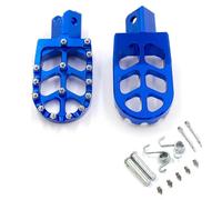 Pedal de Motocicleta CNC Pit Bike Reposapiés Estriberas Estriberas Pedales para Honda MSX125(Blue)