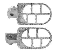 Pedal de Motocicleta para F 800 ST para G 450 X para G 650 GS para HP 2 Reposapiés Estriberas Pedal Reposapiés Moto(Silver)