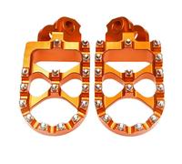 Pedal de Motocicleta para KTM 950 Adventure S R 2002-2006,Estriberas para Motocicleta,Pedales de Bicicleta de Cross,reposapiés de aleación de Aluminio CNC,Orange