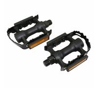 Pedal de MTB Marwi SP931, cuerpo de resina, jaula de acero negro 9/16" (par en t