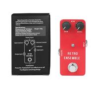 Pedal de overdrive multifuncional adecuado para músicos que buscan sonido vintage con controles simples y construcción robusta