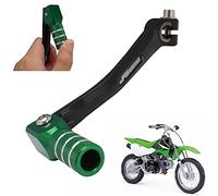 Pedal de palanca de cambios plegable para motocicleta CNC universal para KX KLX 50cc - 125cc CRF XR RM TTR PW SSR Apollo TAO TAO SDG 50cc - 125cc Dirt Pit Bike verde