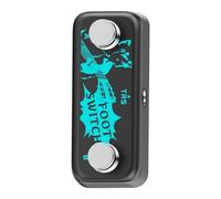 Pedal de pedal doble para efectos de guitarra, controlador de pie de dos botones con diseño resistente, perfecto para actuaciones en vivo y grabación de estudio por guitarristas