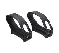 Pedal de plástico negro para bicicleta estática EFor Xercise con forma cuadrada y antideslizante para un mejor control del usuario (1/2)