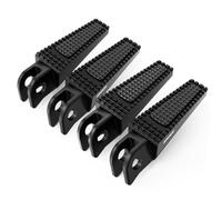 Pedal de reposapiés Delantero y Trasero Ajustable Compatible con 916 Strada Biposto 1994 1995 1996 1997 1998(Type1 Black 916 Logo)