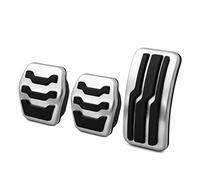 Pedal De Reposapiés para Mazda 3 para Axela BK 2004 2005 2006 2007 2008 2009 Pedales De Coche Acelerador Freno Antideslizante Cubierta De Pedal Almohadillas AT MT Placa Reposapies(3 pcs)