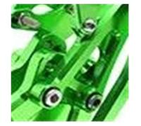 Pedal De Reposapiés Trasero De Aluminio Motocicleta para CBR600 CBR 600 F4i 2001 2002 2003 2004 2005 2007 Pie Motocicleta Estriberas(6)