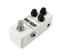 Pedal de retardo analógico para guitarra, efectos eléctricos, aleación de zinc de derivación real, CC 9 V, 6, 35 mm, interfaz de entrada, palanca de repetición, 3 perillas, efector