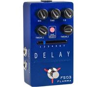 Pedal de retardo de guitarra FLAMMA FS03, pedal de efectos de guitarra estéreo digital con Looper 6 efectos almacenables preestablecidos Tap Tempo Trail On True Bypass