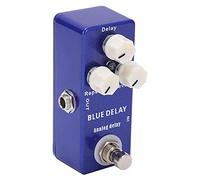 Pedal de Retardo de Guitarra, Pedal de Guitarra de Retardo Boss Pedal de Retardo Mini Blue Delay Analógico True Bypass Pedal de Efecto de Guitarra para Guitarras Eléctricas