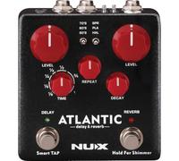 Pedal de retardo y reverberación NUX Atlantic Delay 3 modos