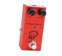 Pedal de Sobremarcha, Pedal de Overdrive de Guitarra Boost Vintage Overdrive Drive con un Indicador LED para Músicos que Necesitan Viajar (rojo)