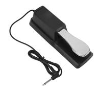 Pedal de soporte para teclado de piano, pedal de sostenimiento, de metal, universal, accesorios para instrumentos, color plateado, por defecto