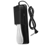 Pedal de Sostenido para Piano Eléctrico, Accesorio Negro | Plástico Ligero de 0, 4kg, Instalación Sencilla, para Teclados y Sintetizadores, Apto para Músicos