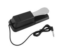 Pedal de Sostenido Universal para Teclados Electrónicos Roland Korg Behringer Moog Piano con Interruptor de Polaridad Plateado