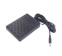 Pedal de sostenimiento de piano, antideslizante, enchufe de 3,5 mm para sintetizadores, pianos eléctricos