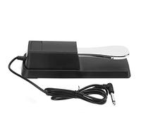 Pedal de Sostenimiento Duradero para el Teclado MIDI, Pedal de Metal Pulido con Precisión con un Diseño Columna Dealimentado Fijo, Ideal para órganos Electrónicos