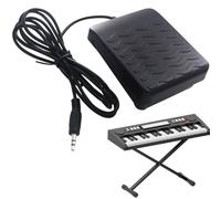 Pedal de sostenimiento, gatos de 3.5 mm con cable de 1, 8 m de piano eléctrico resistente Sostenga, accesorios antideslizantes de teclado para capacitación, ejercicio, reparación