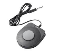 Pedal de sostenimiento portátil para teclados, tambor, pianos digitales, interfaz 6.5, color negro