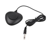 Pedal de sostenimiento premium para teclado ABS de Anti Slip Universal Universal 6.35 mm Jack de audio compatible con teclado portátil de piano electrónico Triángulo cuadrado (para instrumentos