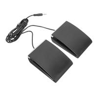 Pedal de Sustain para Batería Electrónica Doble 3, 5mm Negro