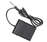 Pedal de Sustain para Teclado, Plástico Negro, Medio Pedal | Base Antideslizante, Agarre Firme al Suelo, para Sintetizadores y Equipos Eléctricos Teclas