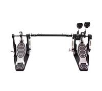 Pedal de Tambor de Doble Cadena, Agarre Firme, Funcionamiento Estable, Patada de Tambor con Funcionamiento Potente para Batería Profesional (Pedal)