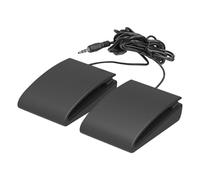 Pedal de tambor doble, agarre firme, estable y potente para tambores electrónicos, compatible con varios dispositivos, pedal de tambor portátil portátil