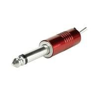 Pedal de Tatuaje de Acero Inoxidable Portátil Rojo | Controlador Manos Libres, Reduce Cables, para Puerto de Fuente y Sesiones Móviles Máquinas