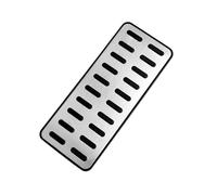 Pedal del coche Para Hyundai Para SANTAFE Para Mistra Para IX35 Para Avante Acelerador Coche Pedales Embrague Freno Almohadilla Reposapiés Cubierta Pedales Coche(Footrest Pedal)