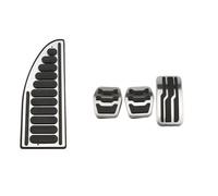 Pedal Del Freno Para Ford Para Focus 2 3 4 MK2 MK3 MK4 RS ST 05-23 Para Kuga Para Escape 09-20 AT MT Pedal De Coche Cubierta Pedales Freno Gas Coche Reposapiés(4Pcs MT with rest)