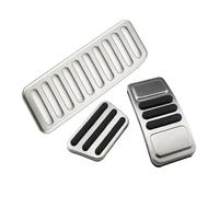 Pedal Del Freno Pedales Acero Inoxidable Para Coche Accesorios Cubierta Pedal Apoyo Freno Gas Para Ford Para Mustang 2015-2023 Coche Reposapiés(AT with rest)