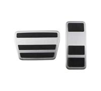 Pedal Del Freno Pedales De Coche Cubierta Freno Acelerador Para Ford Para Fiesta MK8 2013-2023 Para Ecosport 2012-2023 Para Puma 2019-2023 Coche Reposapiés(2Pcs AT)