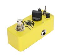Pedal del pedal Overdrive y modos Normal 2 verdaderos Overpass Overdrive Sound Guitar Efecto de guitarra Pedal para músicos de rock blues Shell Yellow Metal Shell