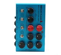 Pedal dinámico de efectos de guitarra, pedal compresor de guitarra, pedal de efectos de guitarra eléctrica con múltiples opciones de salida de entrada, para sin esfuerzo