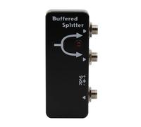 Pedal divisor convertidor evita la pérdida de señales en configuraciones de doble amplificador, pedal de salida de búfer, divisor de cadena de textura de metal