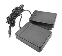 Pedal doble para instrumentos musicales, compacto y eléctrico, pedal de pie de sostenimiento