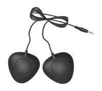 Pedal doble silencioso de tambor electrónico con doble patada, alta sensibilidad, cancelación de ruido, portátil para músicos, pedal de batería para el hogar