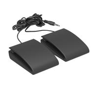 Pedal doble silencioso para principiantes para tambores electrónicos, fácil de usar, alta sensibilidad, cancelación de ruido para apartamentos, pedal de durabilidad