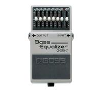 Pedal ecualizador para bajo de 7 bandas BOSS GEB-7 - Ecualizador de siete bandas diseñado para el rango de frecuencias del bajo eléctrico