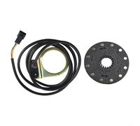 Pedal eléctrico para bicicleta con sensor PAS de 5/8/12 imanes, sensor de velocidad de aleación para bicicleta eléctrica, longitud de cable de 100 cm, fácil instalación para ciclismo seguro (12 imanes