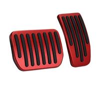 Pedal Embrague Compatible Para Tesla Para Modelo 3 Cubiertas Antideslizantes Para Pedales De Acelerador Y Almohadillas. Cubiertas Pedales Coche(Red)