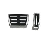 Pedal Embrague Freno Para A6 S6 C8 4K RS6 Para A7 S7 Juego De Tapas Pedales S-Line Almohadillas Acelerador Freno Gas Antideslizantes LHD(2pcs)