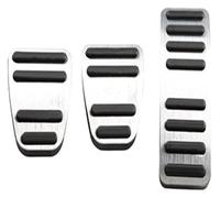 Pedal Embrague Freno Para Chery Para Tiggo 7 8 Para Pro Para Plus Para 2 3X 4 5X Para Tiggo7 2016-2024 Cubierta Del Pedal Freno De Combustible Automóvil Gasolina Automática(MT Silver)
