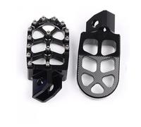 Pedal Estriberas Reposapiés Motocicleta para YZ80 para YZ125 para YZ250 para YZ WR 200 250 500 para TTR 90 110 125 250 Estribo Reposapiés Delanteros(Negro)