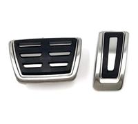 Pedal Freno Coche Para A1 Para A3 8V Q2 Q3 RHD Sin Perforaciones Accesorios Para Embrague Acelerador Freno Reposapiés Pedal Almohadilla Placa Cubierta(Automatic 2pcs)