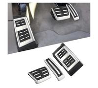 Pedal Freno Coche Para Cayenne 2007 2008 2009 2010 2011 2012 2013 2014 2015 2016 Cubierta De Pedal Reposapiés Freno Gas Coche Acero Inoxidable(AT with Rest)